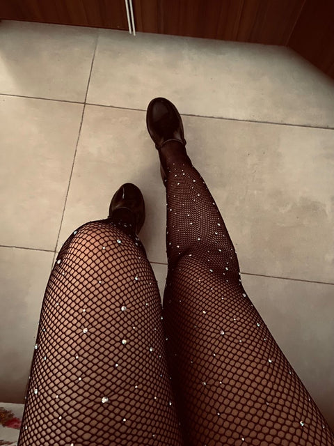 Panty Malla Shine Negro