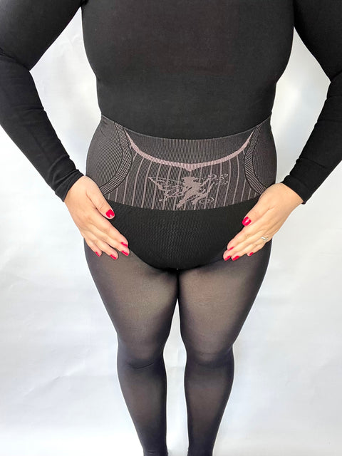 Panty Efecto Piel Sin Polar con Faja
