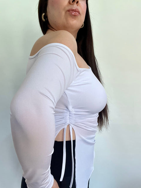 Polera Asimétrica Punta Blanco
