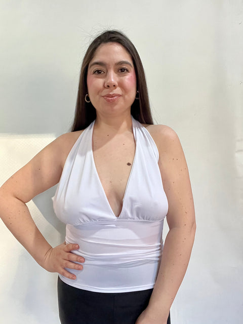 Polera Monroe Blanca