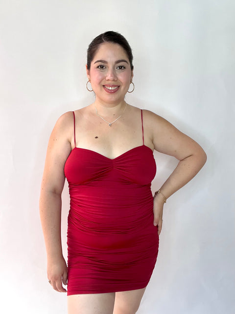 Vestido Griego Rojo Italiano