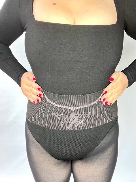 Panty Efecto Piel Sin Polar con Faja