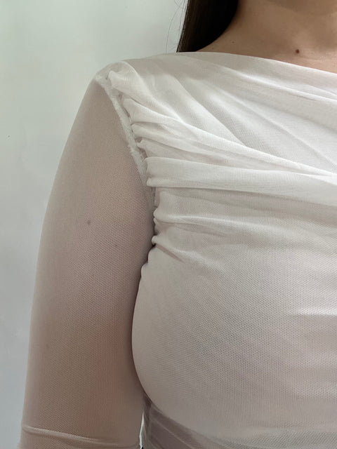Blusa Asimétrica Blanco