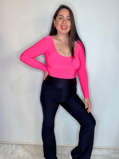 Flare Lycra Negra