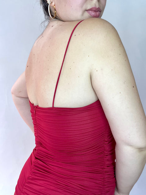 Vestido Griego Rojo Italiano