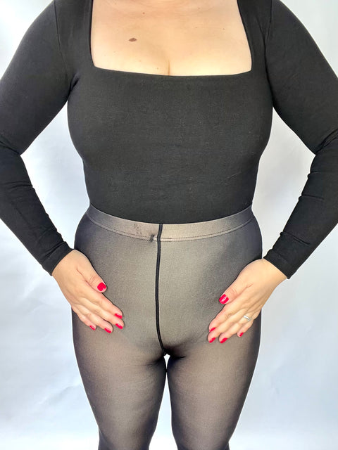 Panty Efecto Piel Sin Polar