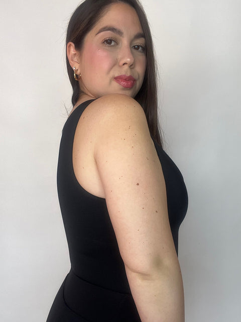 Body Escote V Negro