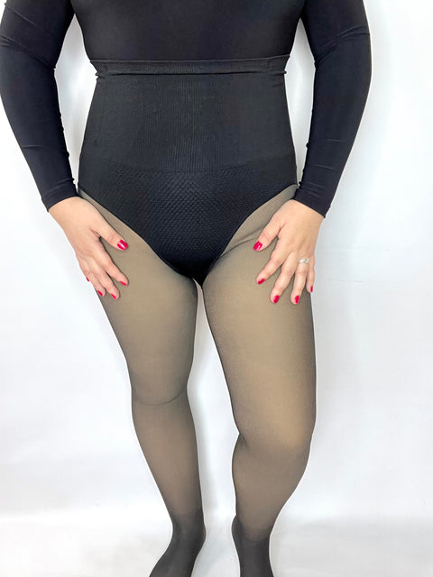 Panty Efecto Piel con Polar más Varilla