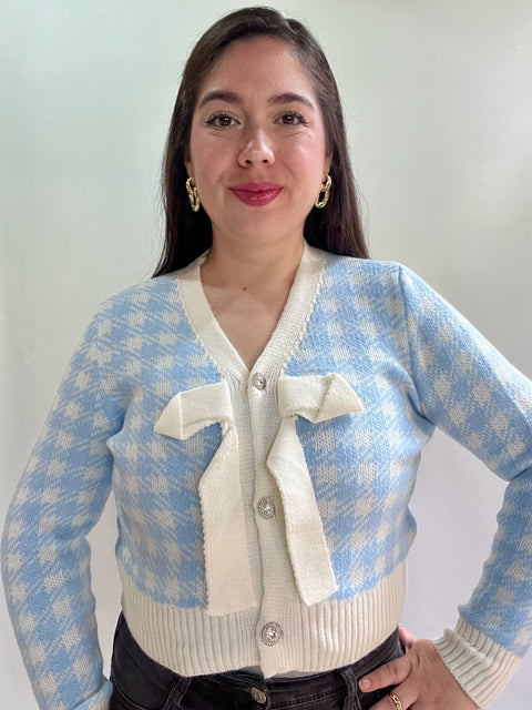 Chaleco Lazo Celeste