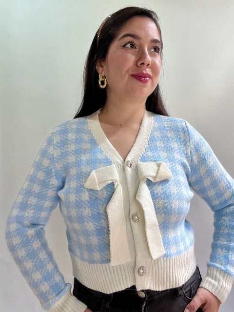 Chaleco Lazo Celeste