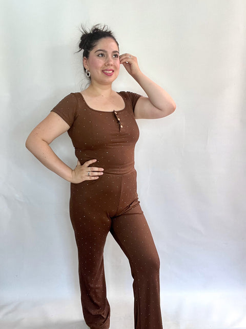 Conjunto Aurora Café Brillos