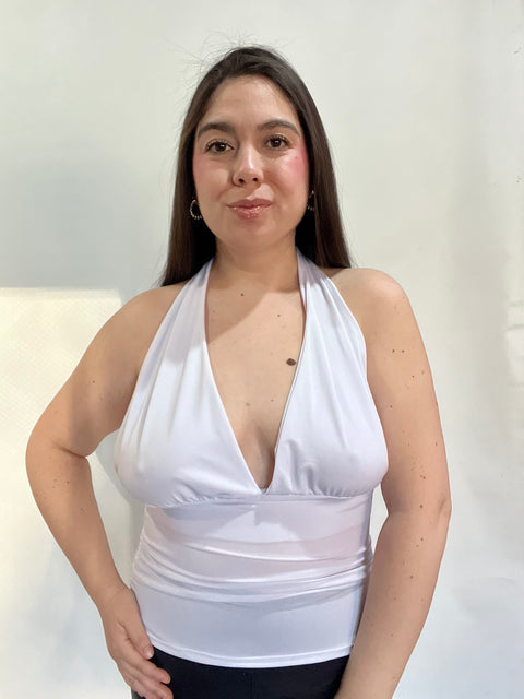 Polera Monroe Blanca
