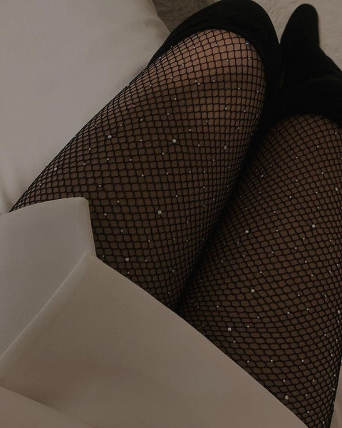 Panty Malla Shine Negro