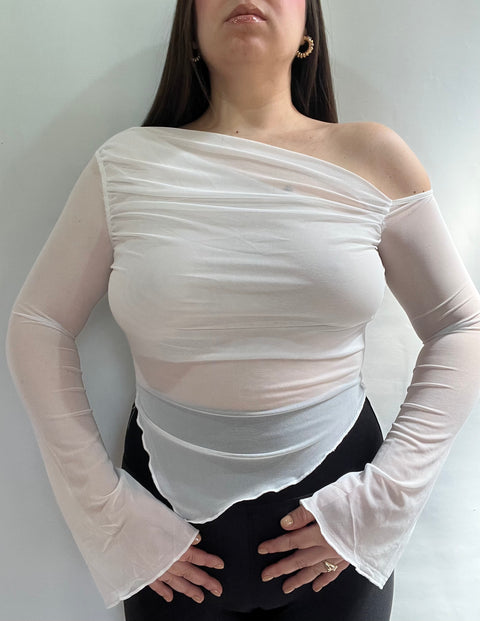 Blusa Asimétrica Blanco