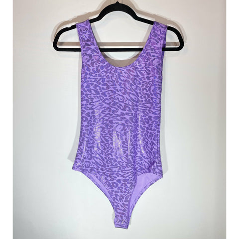 Body Musculosa Tornasol Leopardo Morado