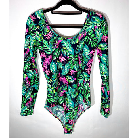 Body Doble Escote Redondo Manga Larga Selva