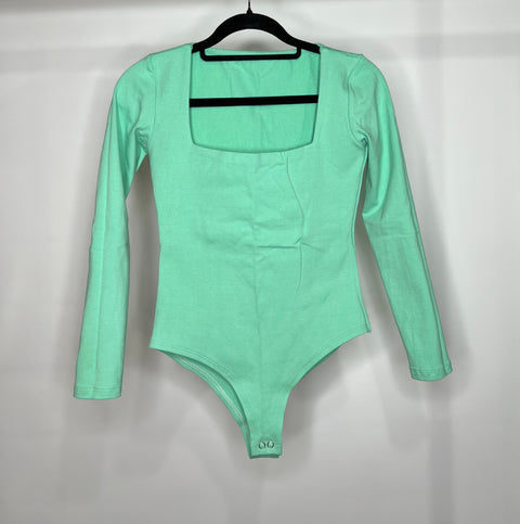 Body Escote Cuadrado Menta