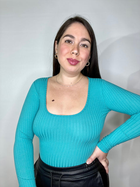 Body U Canuton Verde Turquesa