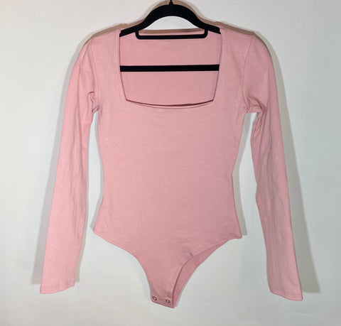 Body Escote Cuadrado Palo Rosa