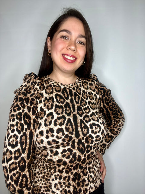 Polera Princesa Leopardo