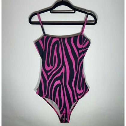 Body Pabilo Cebra Fucsia Negro
