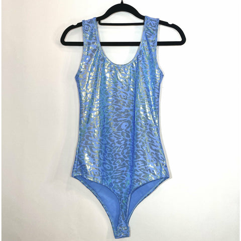 Body Musculosa Tornasol Leopardo Celeste