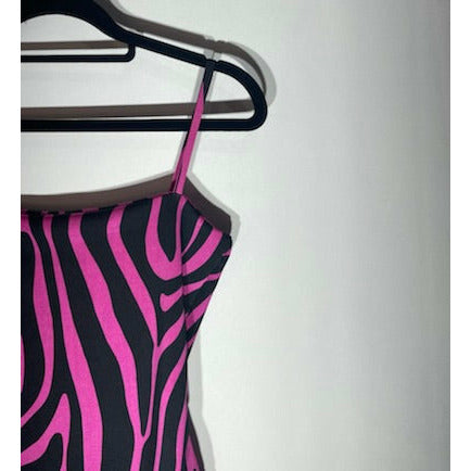 Body Pabilo Cebra Fucsia Negro
